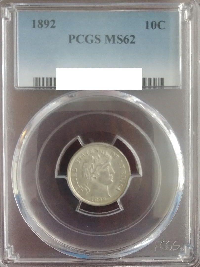 1892-Barber-Dime-In-Hand